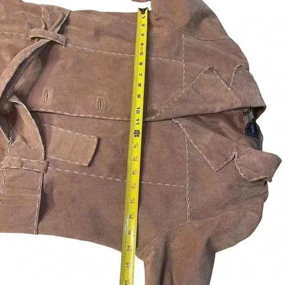 OutBrook ~ Women's Suede Outer Stitch Jacket ~ Size Medium (Beth Dutton Vibes) - Picture 3 of 7